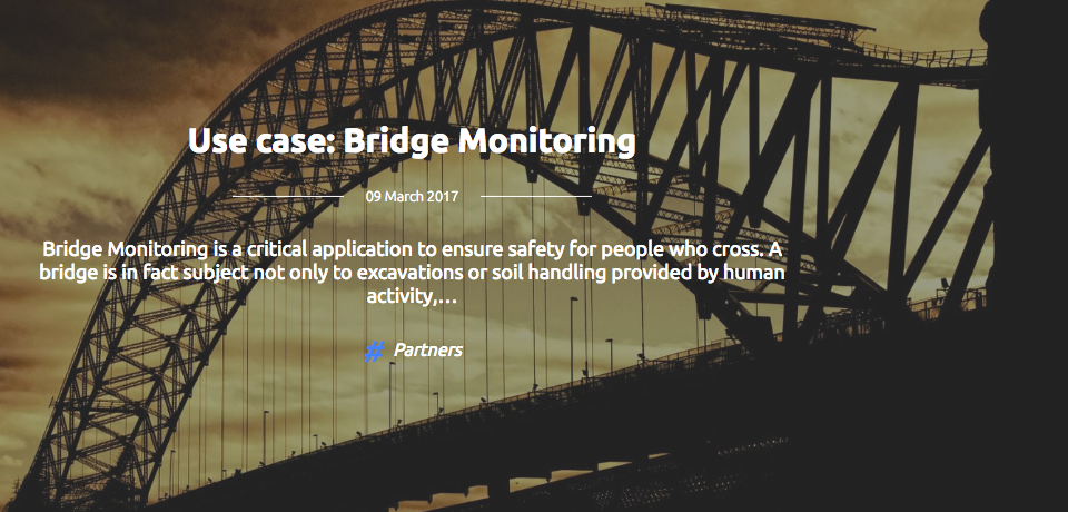 @Sigfox Monitoreo de puentes. Un caso de uso