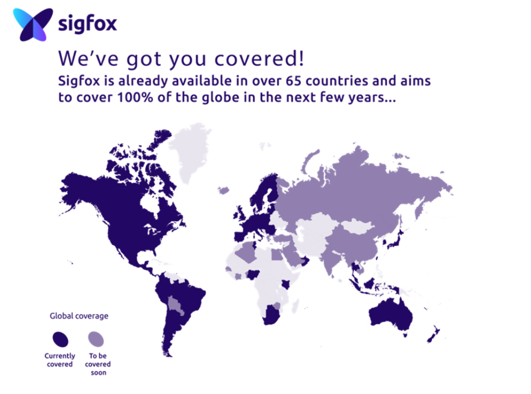Es imparable: La red @Sigfox ya está disponible en 65 países